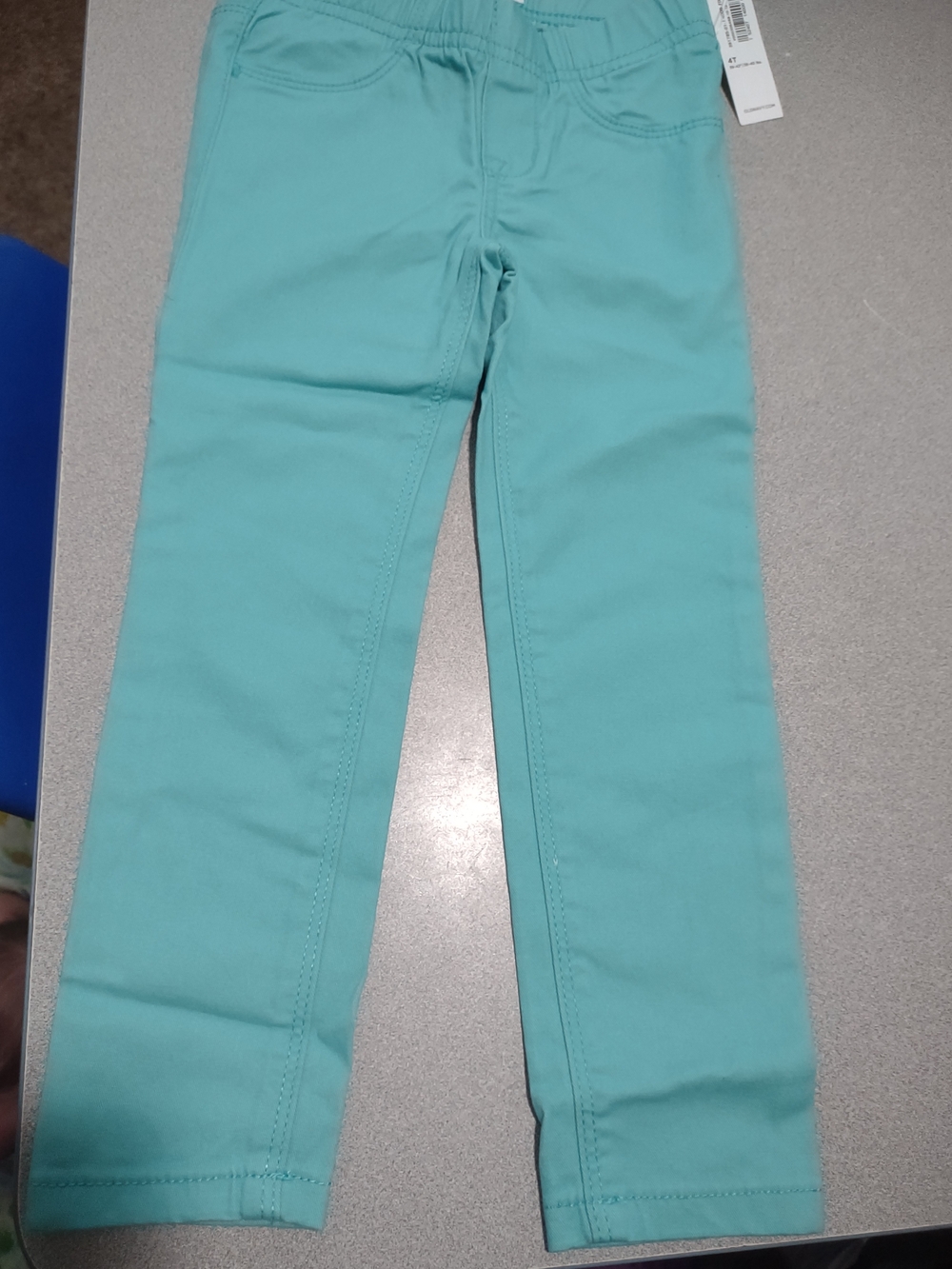 Old Navy Girls Aqua Stretch Pull-On Leggings